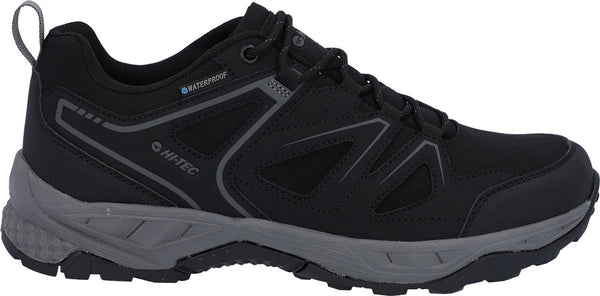 Hi-tec saunter softshell waterbestendig zwart - maat 41 wandelschoenen voor mannen