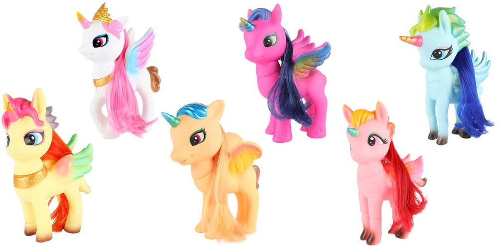 Toi-toys eenhoorn junior 13 cm wit
