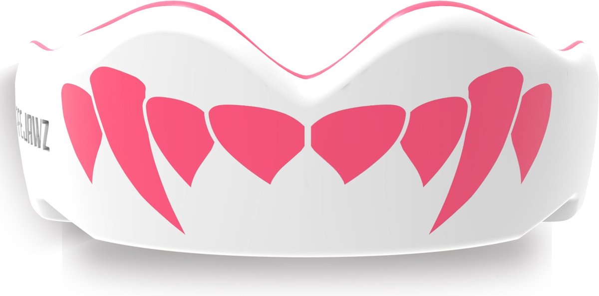 Safejawz gebitsbeschermer extro-series dracula wit roze senior