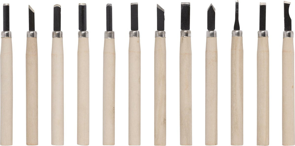 Kreator - hand tools - krt461002 - mini-houtbeitel - 135mm - 12 st.