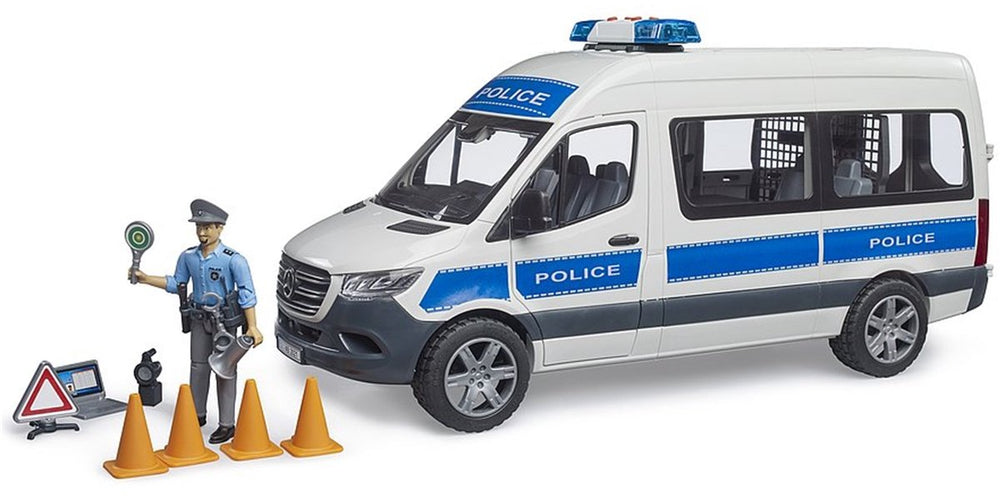 Bruder mercedes benz sprinter politiehulpvoertuig kant-en-klaar model hulpdienstvoertuig (model)