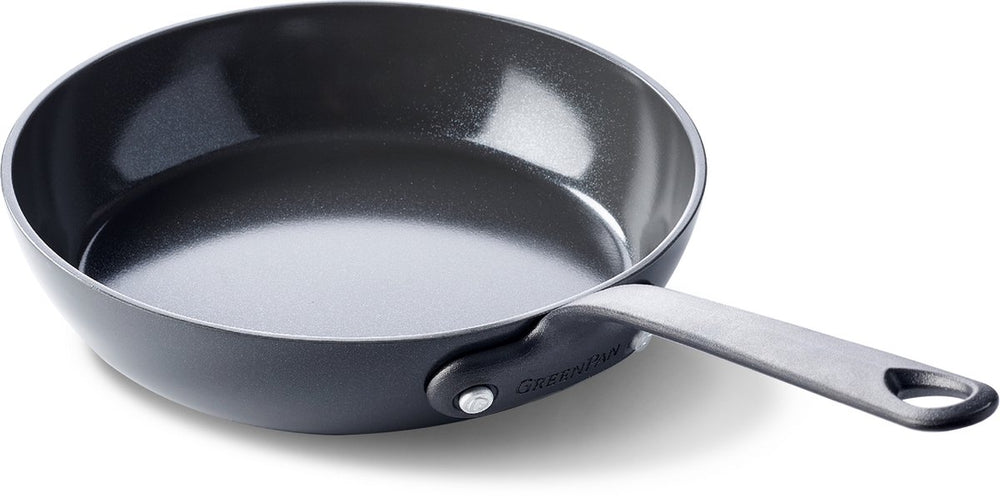 Greenpan craft aluminium koekenpan ø30cm – pfas-vrij – zwart – inductie- en vaatwassergeschikt – ovenbestendig tot 220° - gehard aluminium – rvs handgrepen – groter bakoppervlak