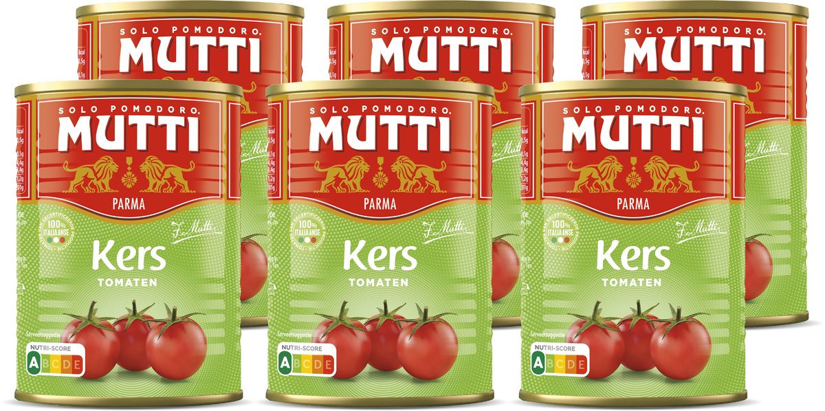 Mutti kers tomaten 6 x 400 gram