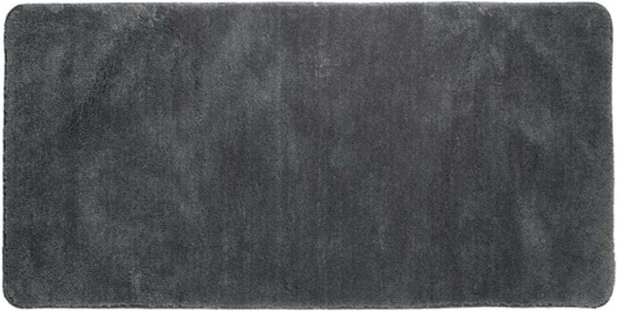 Sealskin angora -badmat 70x140 cm - polyester - donkergrijs