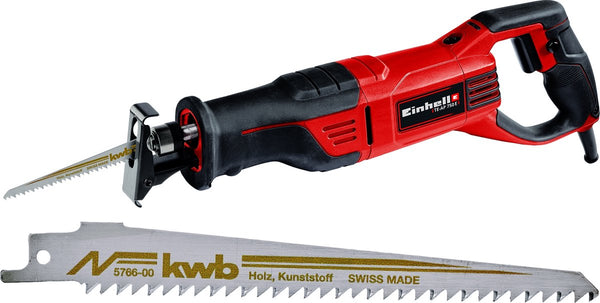 Einhell reciprozaag te-ap 750 e - 750 w - slaghoogte: 20 mm - onbelast toerental: 0- 2.800 t min - max. zaagdiepte hout metaal: 115 10 mm - incl. 1x zaagblad hout