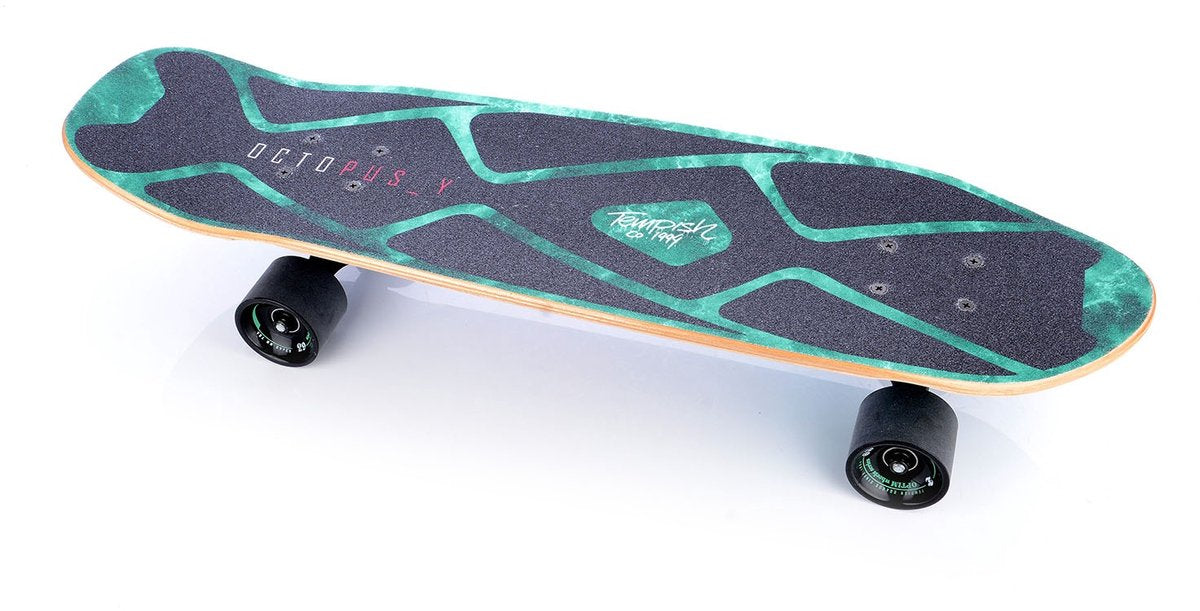 Tempish octopuss cruiser board - 28.5 inch (72 cm) - compact cruiser skateboard