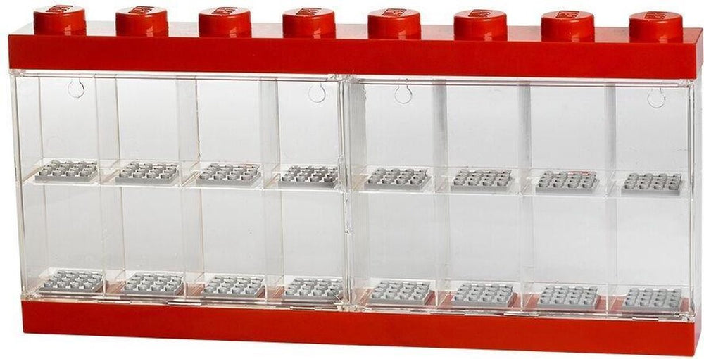 Kamer Kopenhagen LEGO Minifiguren Vitrine 16 Rood