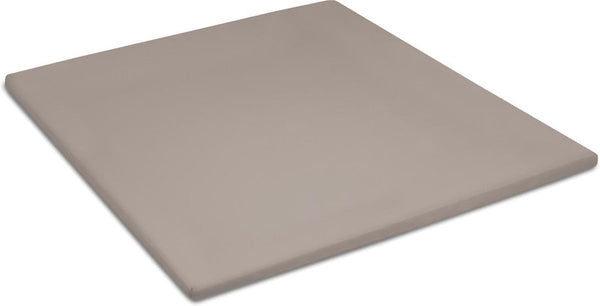 Cinderella weekend - topper hoeslaken (tot 15 cm) - katoen - 90x210 cm - taupe