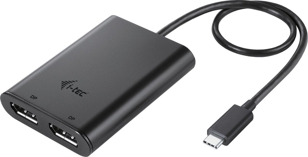 I-tec adapter wideo usb-c dual 4k 60hz (pojedynczy 8k 30hz) dp