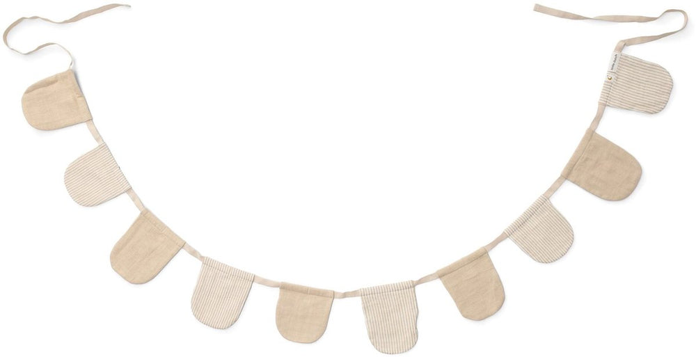 Little dutch slinger met vlaggetjes - beige - essentials