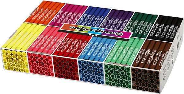 Colortime Bulk Pack with 12x24 Coloured Jumbo Markers