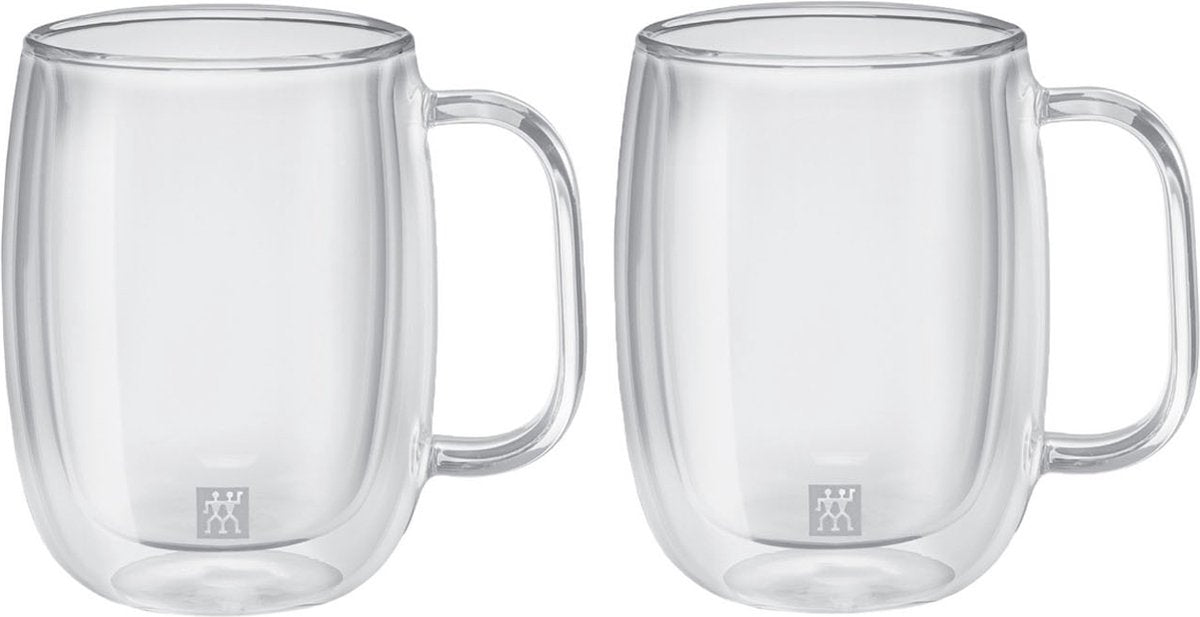 Zwilling sorrento dubbelwandig espressoglas - met oor - 134ml - 2 stuks