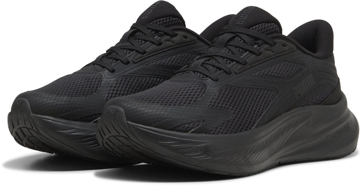 Puma maxstride lite ls unisex sportschoenen - warm white-silver fog-mouse gray-moody gray