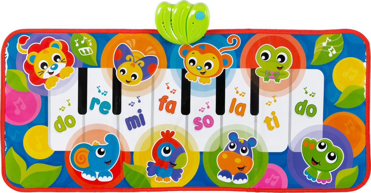 Playgro muzikale piano mat - speelgoed baby - speelgoed 1 jaar - interactief babyspeelgoed - pianomat - dansmat jumbo - baby speelgoed muziekinstrument - interactief speelgoed baby - educatief speelgoed - kraam cadeau - speelgoed met geluid