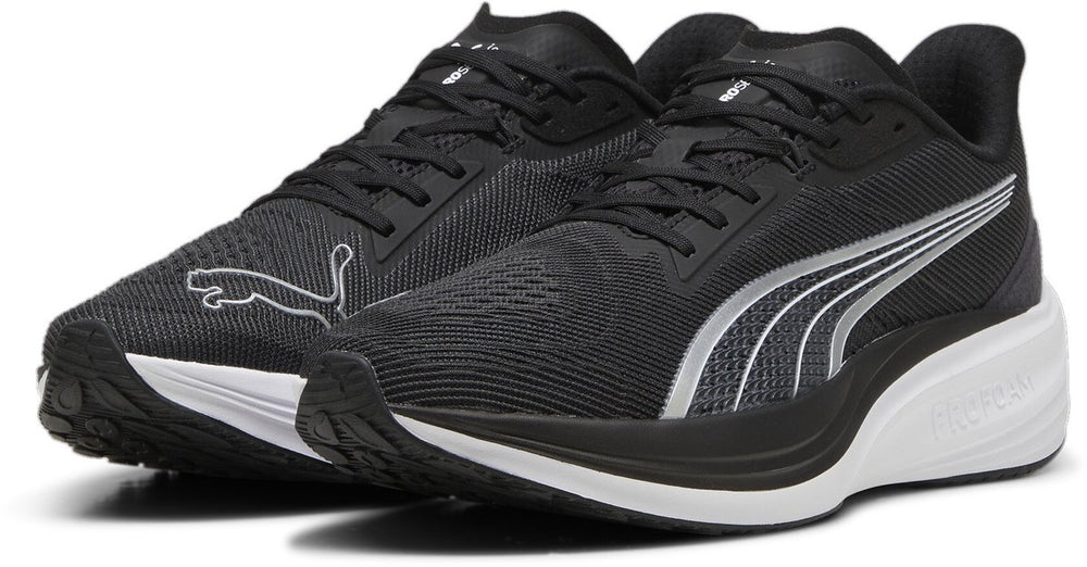Puma darter pro unisex sportschoenen - black- white