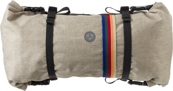 Agu bikepacking stuurtas venture - vintage - 17l - waterafstotend, reflecterend, eenvoudige montage, 100% gerecycled polyester