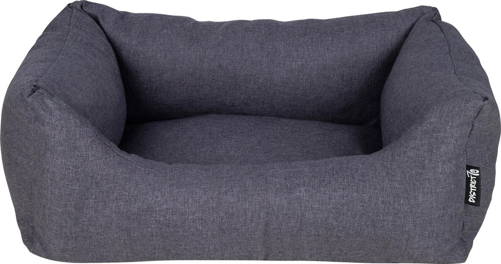 District 70 classic box bed - hondenmand - charcoal grey - s - 60 x 44 cm