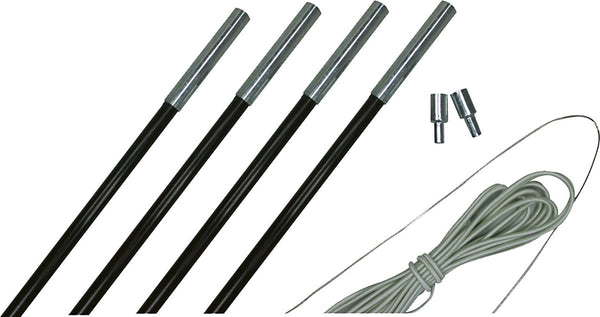Eurotrail fiberglas stokkenset - 11 mm - 550 cm
