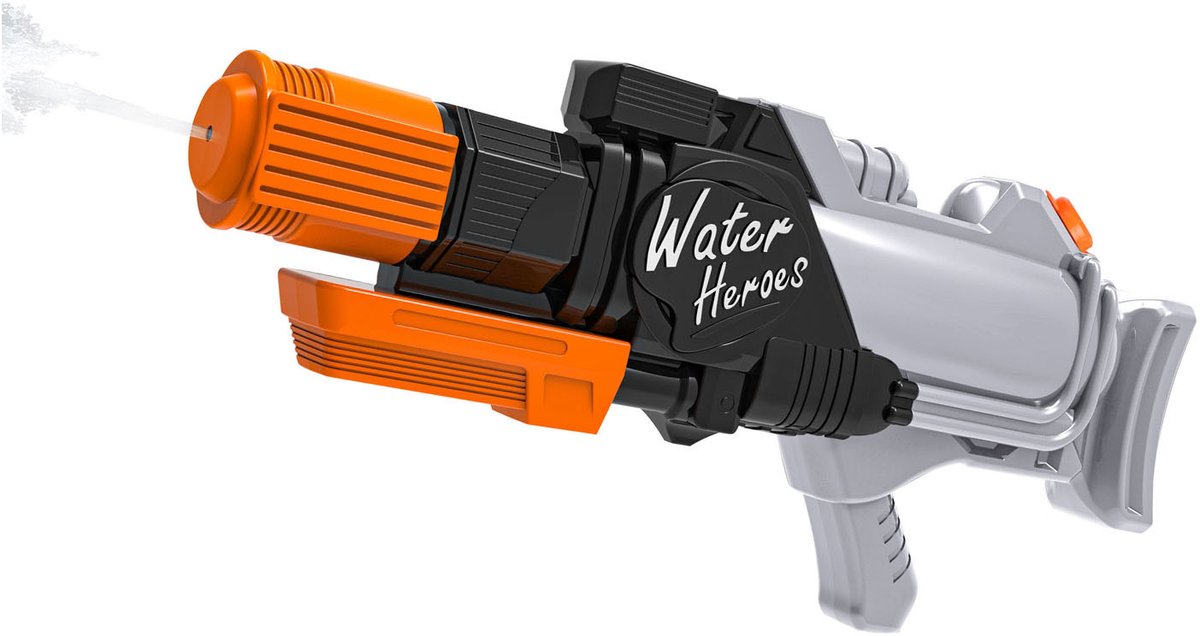 Lobbes speelgoed bv waterpistool water heroes, 58cm