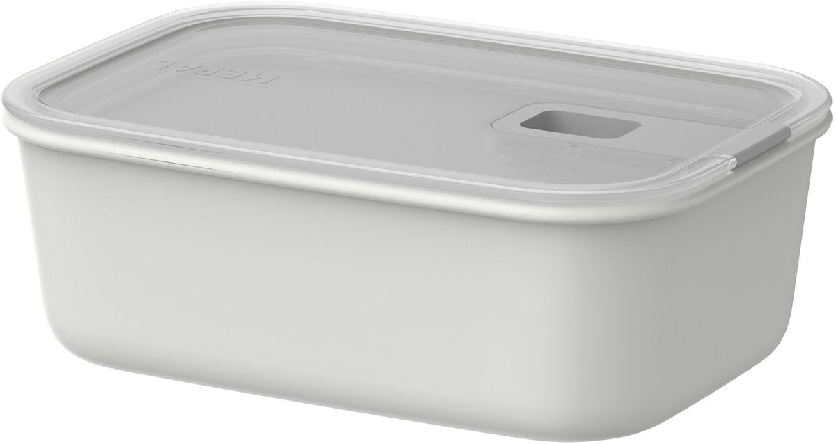 Mepal vershouddoos easyclip - 1 l - vershoudbakjes met schuifsluiting - geschikt voor magnetron. stoomoven. koelkast en vriezer - nordic white
