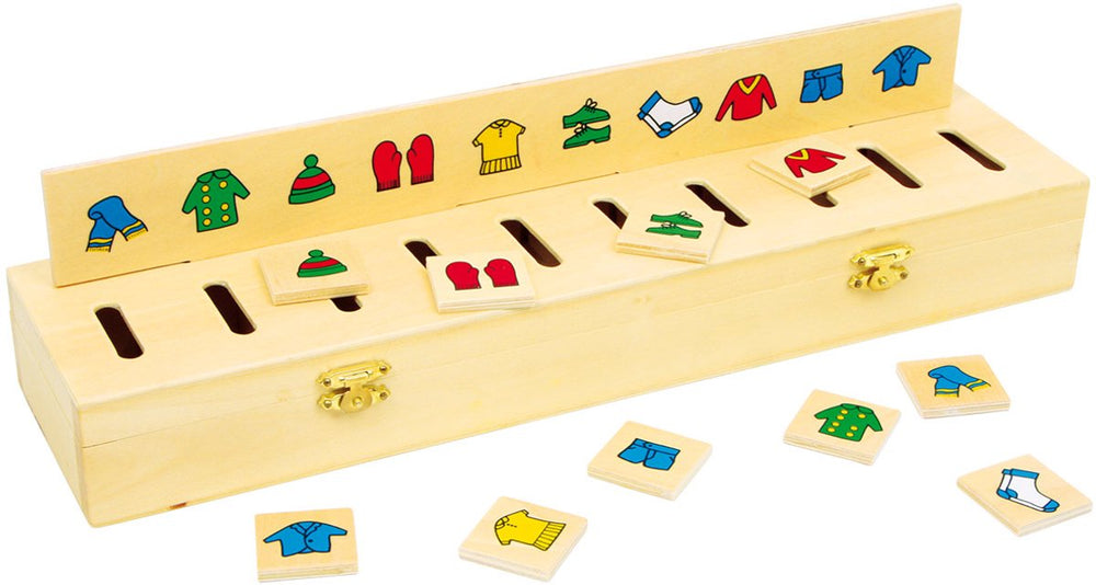 Small foot - image sorting box, 55 pcs.