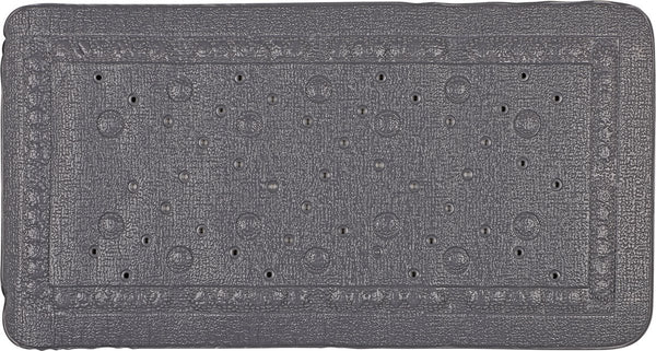 Differnz tutus anti-slip inlegmat bad 68x36cm antraciet