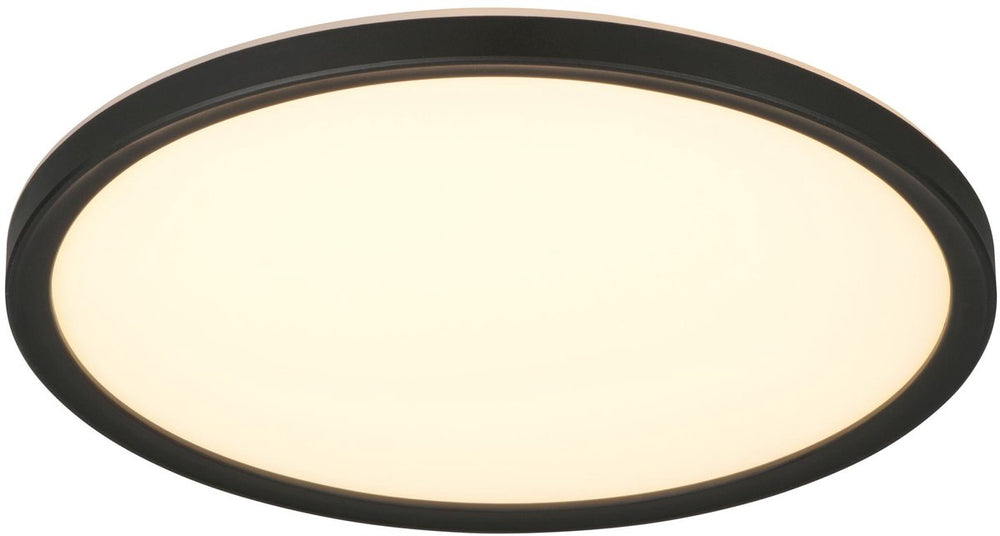Rl live your light reality joko - plafondlamp - zwart - incl. 1x smd 18 w - afstandsbediening - geintegreerde dimmer - traploos instelbare lichtkleur - nachtlampje - wand- en plafondmontage - geheugenfunctie - indirecte verlichting - eenvoudig te bevestig