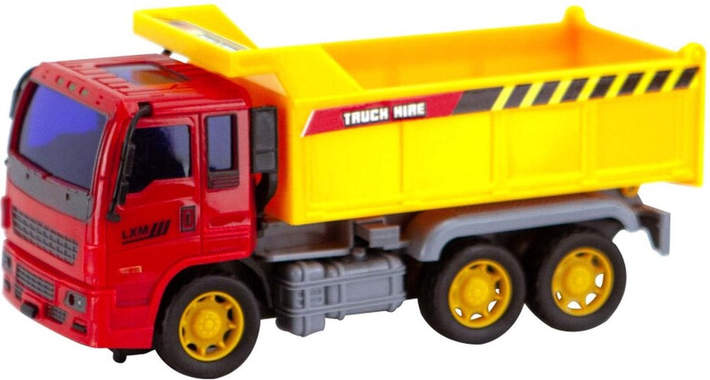 Rapid wielen kieswagen rood geel