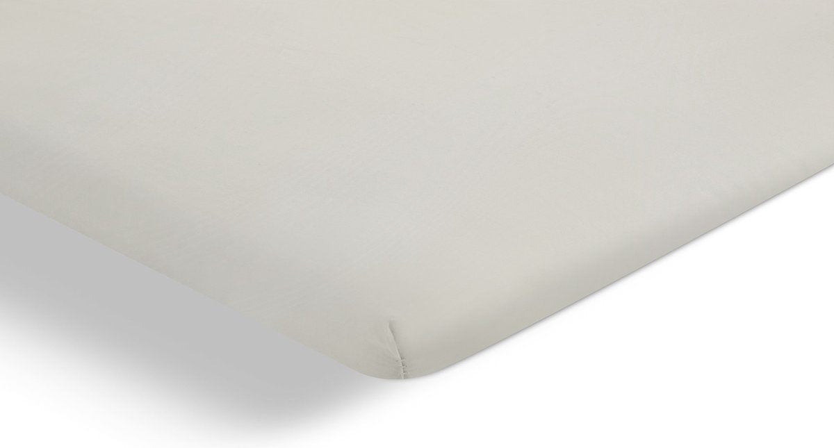 Cinderella - weekend - topper hoeslaken met split - 180x210 cm - tot 15 cm matrashoogte - 100% katoen - ivoor