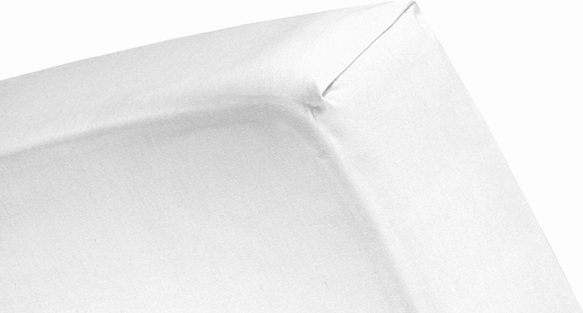 Cinderella hoeslaken - geschikt voor boxspring - jersey - 160x210 220 cm - tot 25 cm - wit