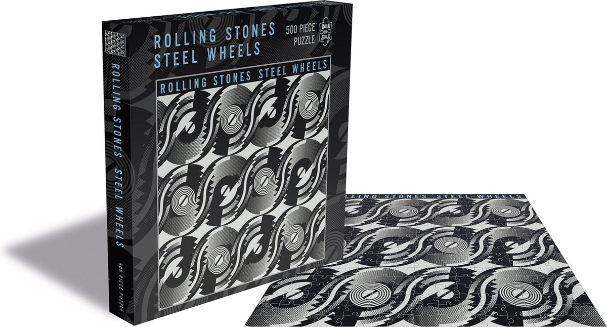Plastic head rolling stones - steel wheels