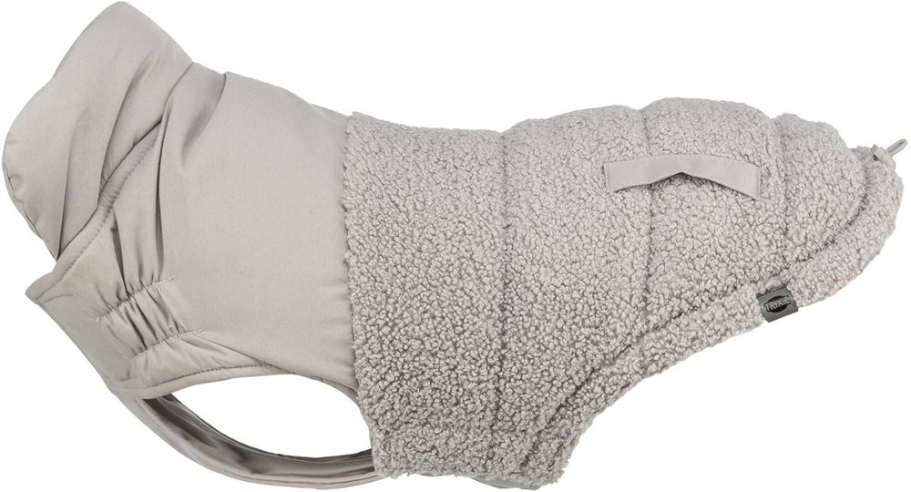 Trixie hondenjas - ajou grijs 40cm - warme wattering, verstelbare borstflap