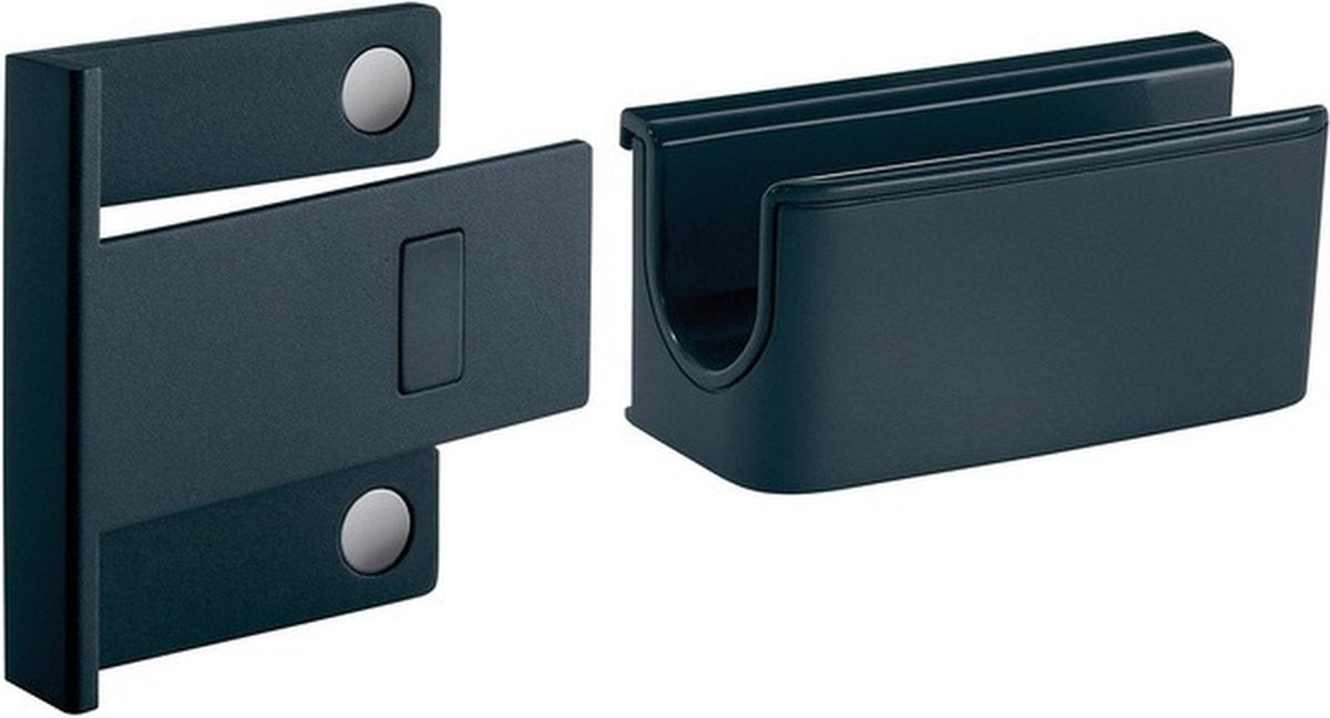 Sigel stifthouder - voor glasmagneetbord van 3 tot 5mm - 75x37x35mm - antraciet - si-gl800
