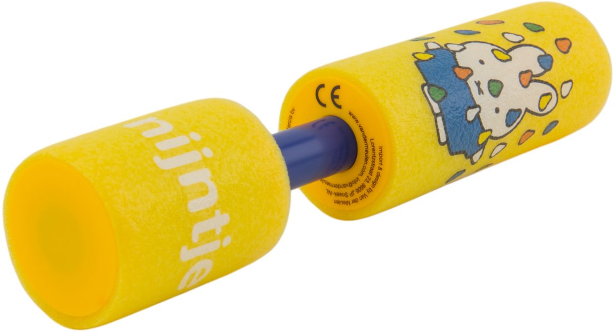 Rubo toys waterpistool nijntje foam shooter 15cm geel speelgoed.