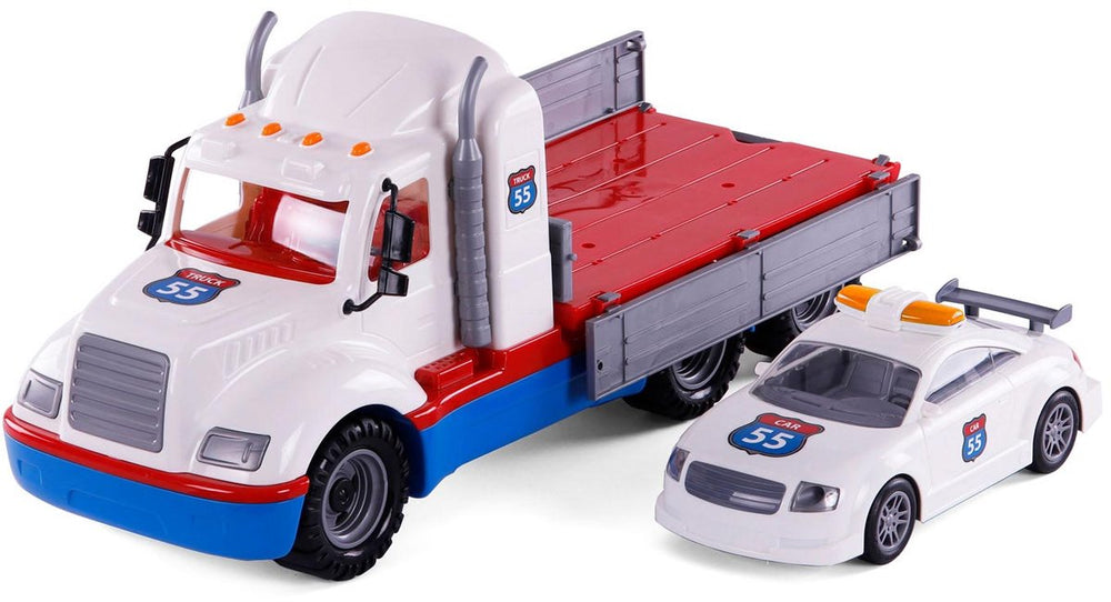 Cavallino route 55 torpedotruck met auto