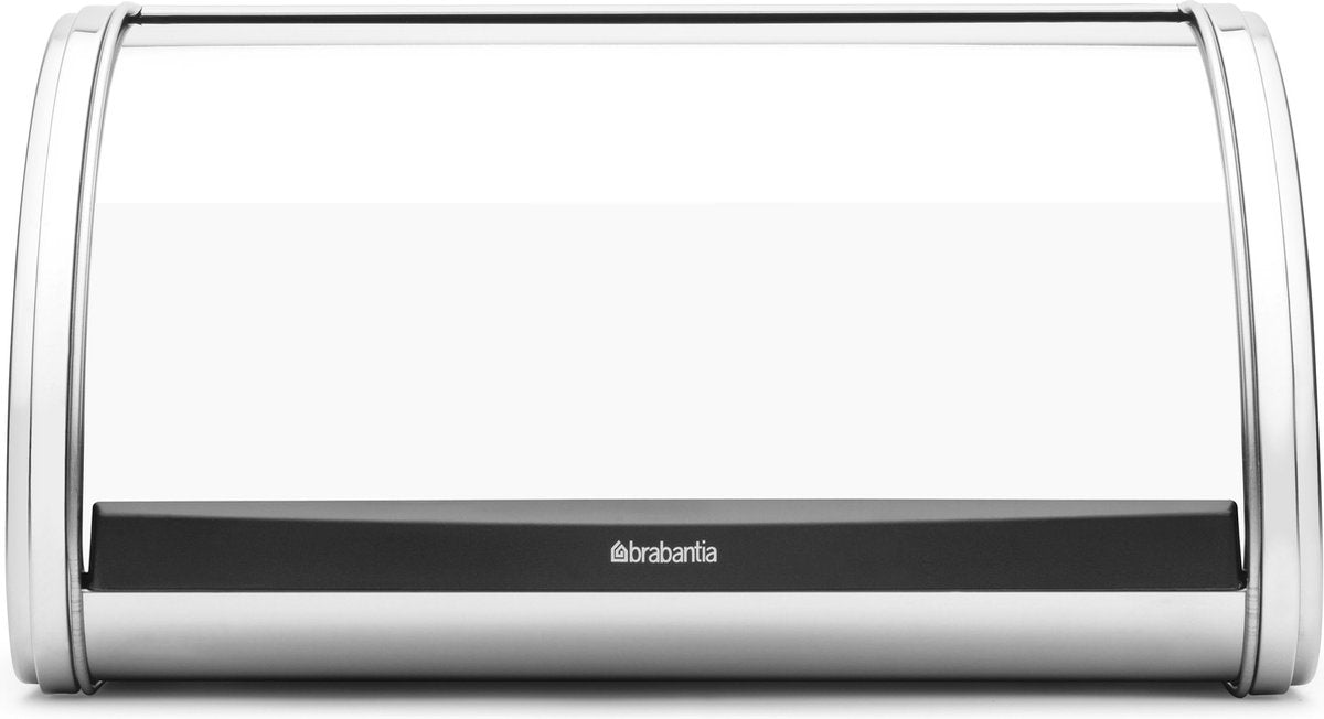 Brabantia broodtrommel - met schuifdeksel - medium - brilliant steel