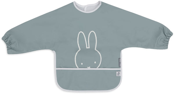 Jollein slab waterproof met mouw miffy peekaboo sea green