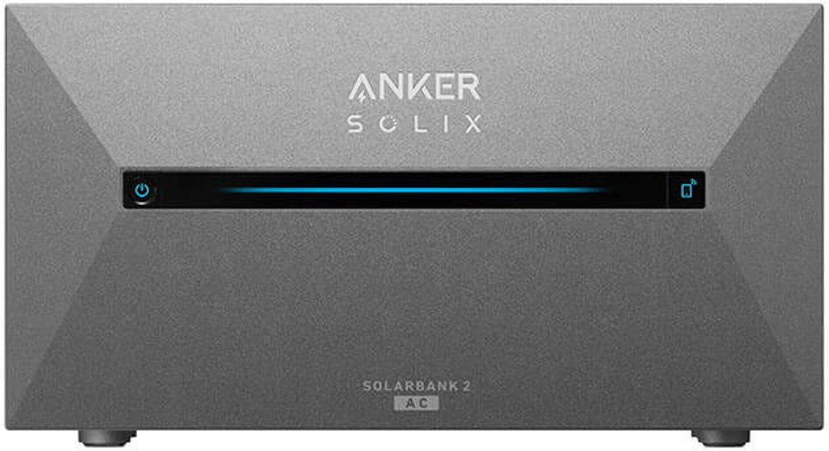 Anker solix solarbank 2 e1600 - 1.600wh - thuisbatterij voor zonnepanelen - thuisbatterij met stekker - plug and play