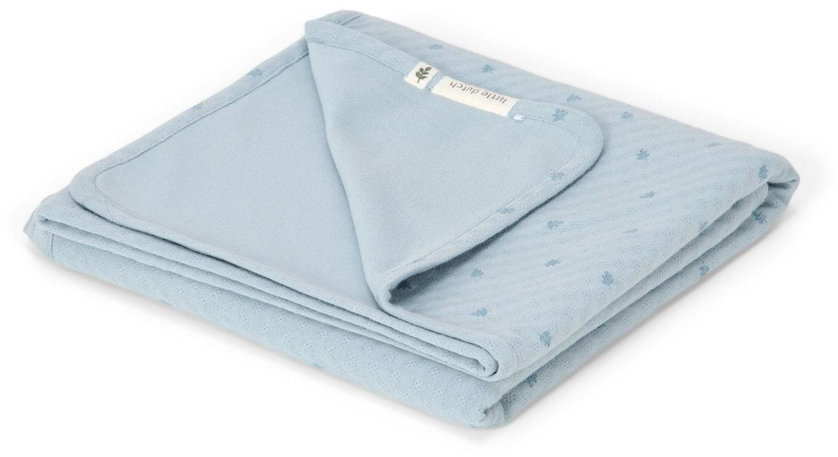 Little dutch wiegdeken - blauw - essentials