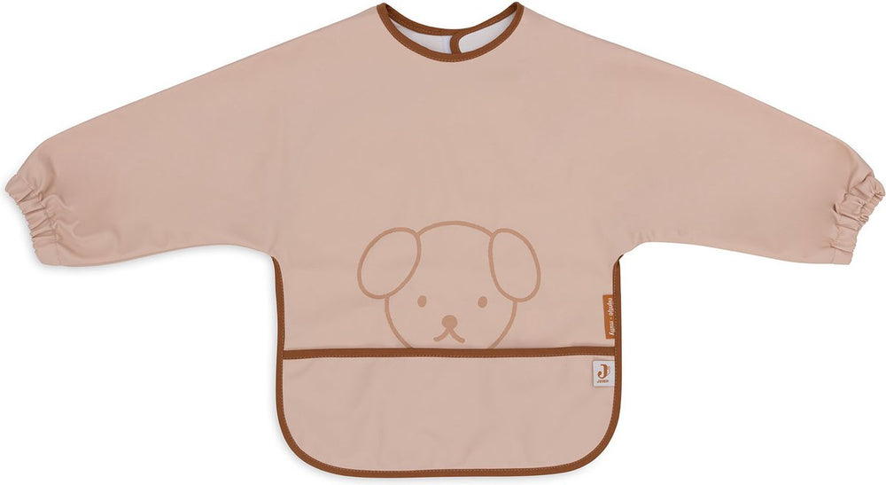 Jollein x nijntje - baby slab waterproof met mouw - miffy peekaboo wild rose