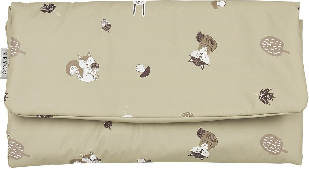 Meyco baby forest animals verschoonmat - sand