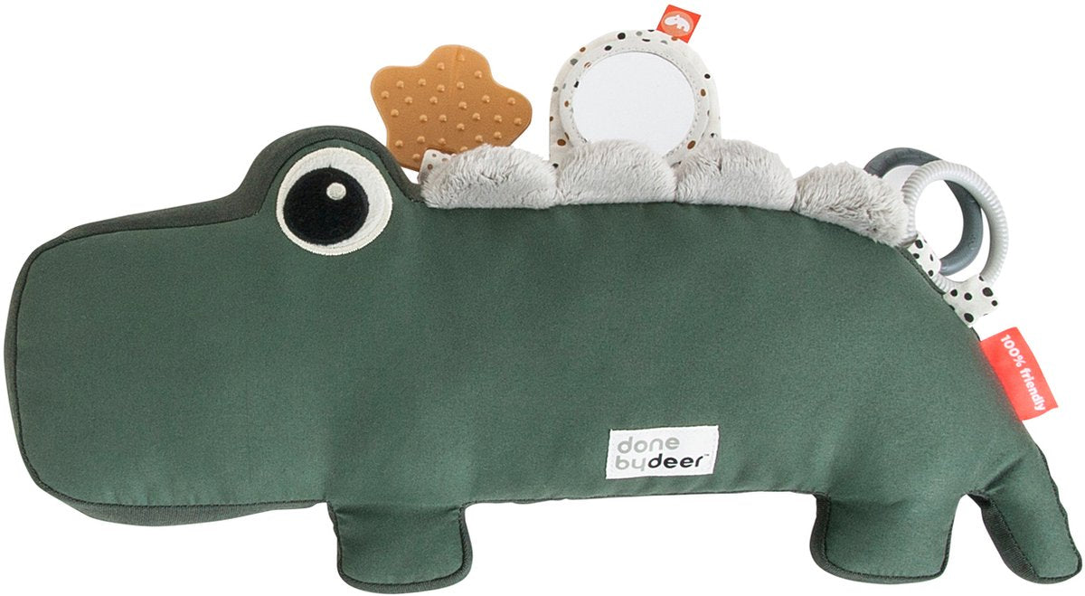 Done by hert tummy time activiteitenspeeltje croco groen