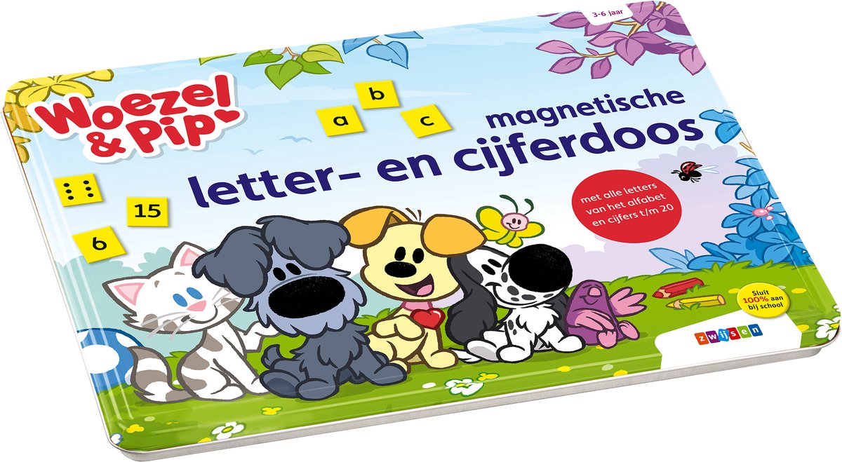 Maxima woezel pip magnetische letter- en cijferdoos