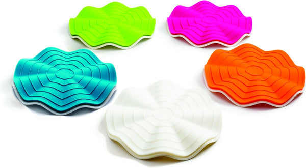 Fusionbrands panonderzetter -grip heatwave - 2in1 - wit