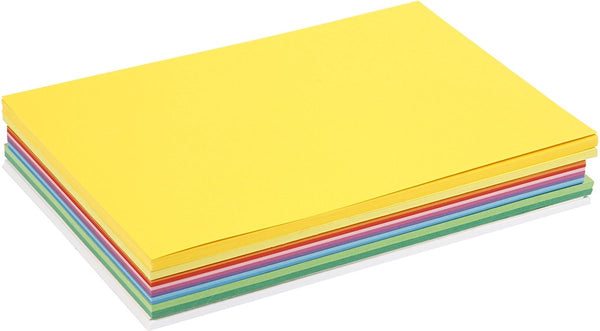 Colortime various colors cardboard 180 grams - A4 cardboard - craft cardboard - sturdy paper - craft paper craft cardboard - spring colors - 21x29.7 cm - A4 - 30 sheets