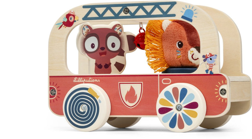 Lilliputiens - twist brandweerwagen - jack de leeuw