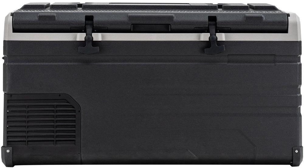 Steamy -e single zone elektrische compressor koelbox - single zone - 77 liter - 12v en 230v - voor auto en camping - zwart