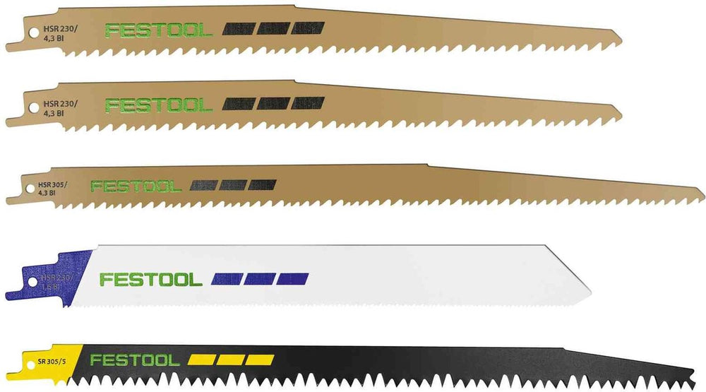Festool reciprozaagbladenset rs-sort 5 - 577496