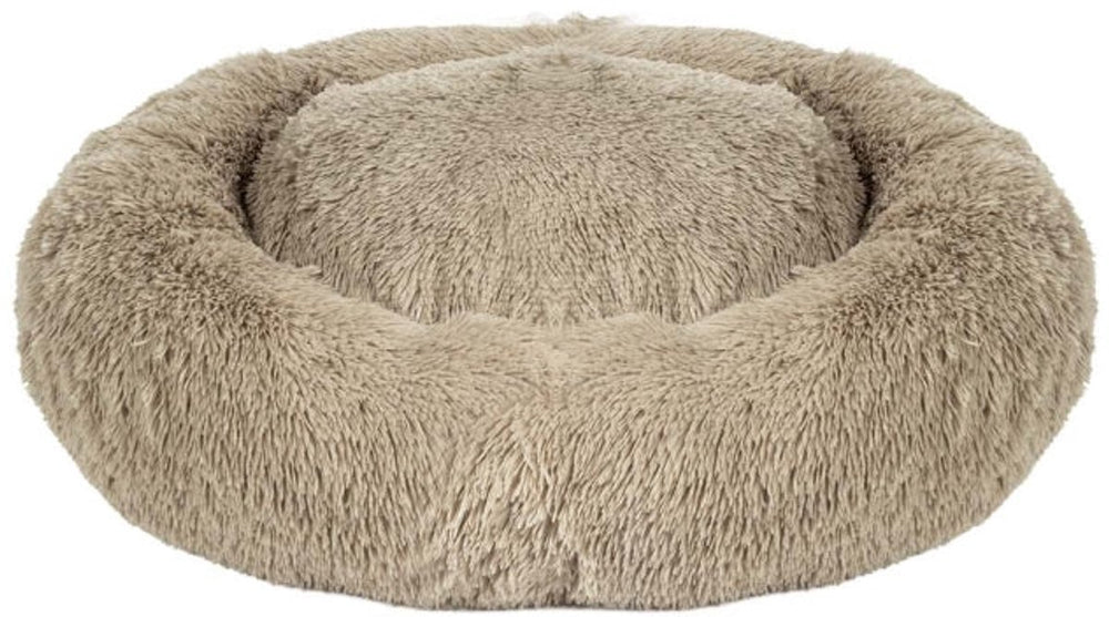 Duvo plus snug - donut bed - beige - l - 80x80x17cm - wasbaar