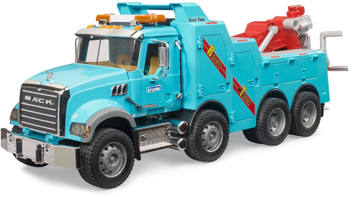Bruder mack granite sleepwagen met licht en geluid (02831)